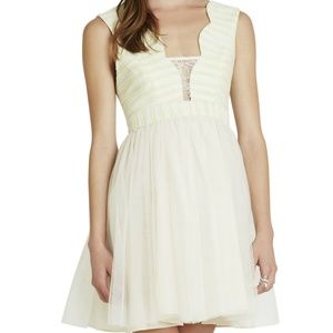 BCBGeneration Knit Cocktail Dress Lime